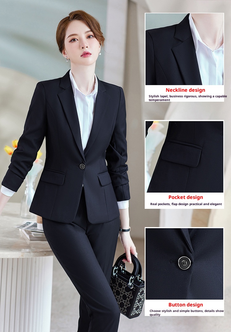 ChicShe Professional Women's Suit Set 2025 New Fashionable Elegant Blazer Spring Autumn Interview Formal Workwear_voghion.com