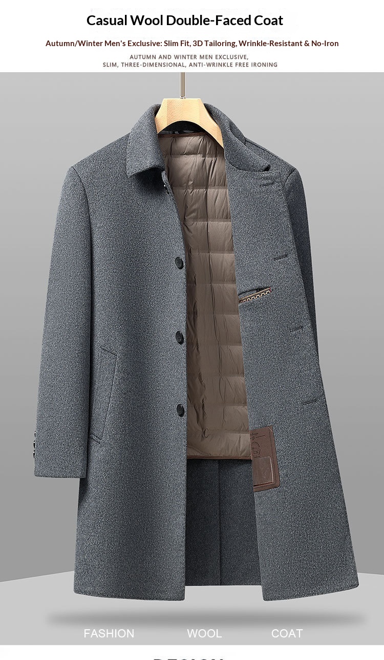 boy Boy Boy Plus Size Coat Men, Mid-Length, Winter Thickened Wool Double-Sided Woolen Coat, Oversized For Big And Tall Men_voghion.com