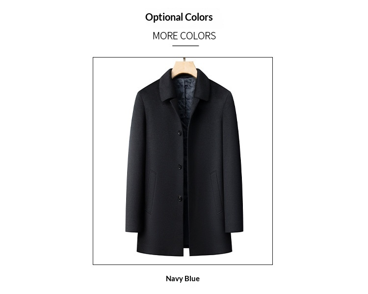 boy Boy Boy Wool And Goose Down Coat With Cashmere Men, Turn-Down Collar, Winter New Mid-Length Business Thickened Woolen Jacket For_voghion.com