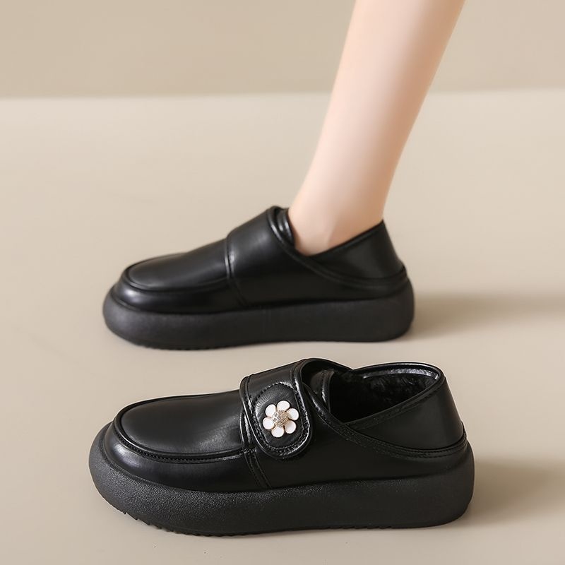 ShoeGlobe Nurse Damenschuhe, Herbst, weich, bequem, langlebig, vielseitig, dicke Sohle, Klettverschluss, leichte Arbeitsschuhe, weiß_voghion.com