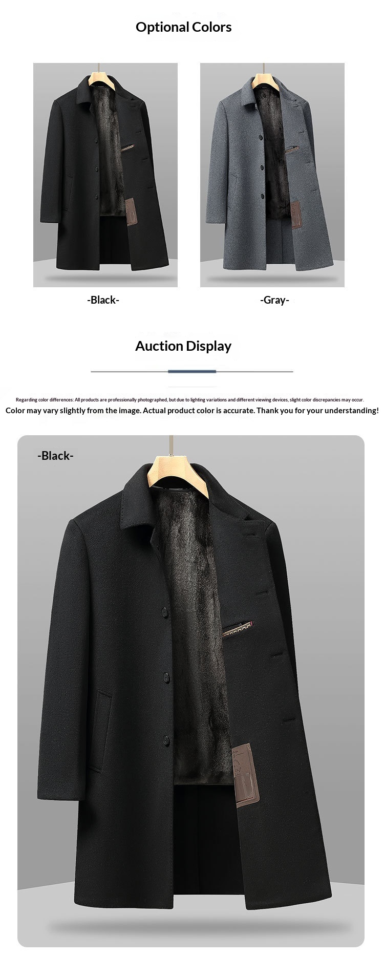 boy Boy Boy Plus Size Coat Men, Mid-Length, Winter Thickened Wool Double-Sided Woolen Coat, Oversized For Big And Tall Men_voghion.com