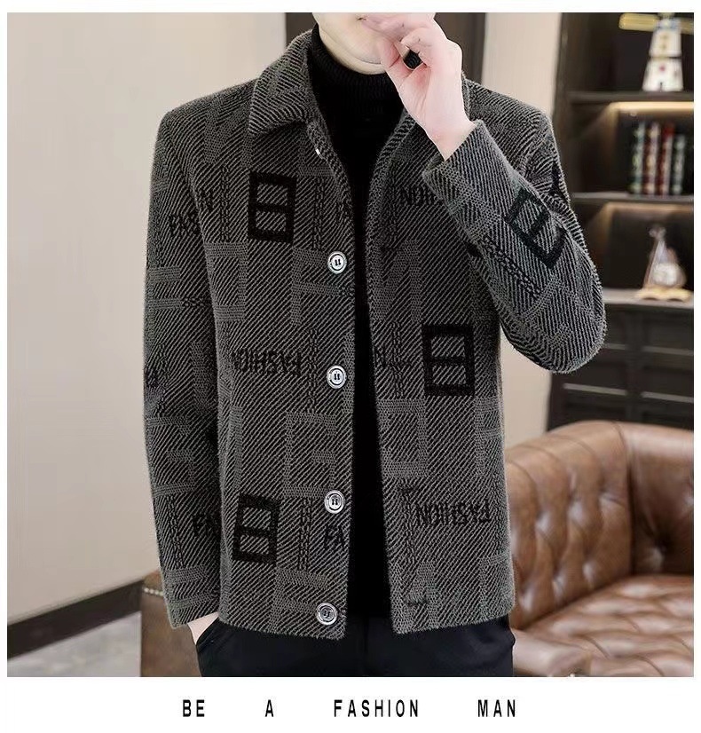 boy Boy Boy 2023 Men's Autumn Winter New Short Woolen Coat Korean Style Warm Thickened Casual Jacket_voghion.com