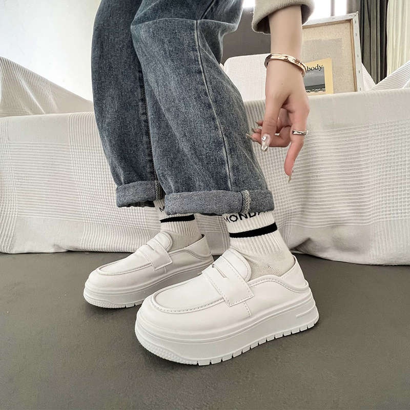 ShoeGlobe Damen-Pflegeschuhe in Weiß, weiche Sohle, beidseitig tragbar, neues Modell Frühjahr/Herbst 2025, bequem für lange Arbeitstage, ideal für medizinische Berufe_voghion.com