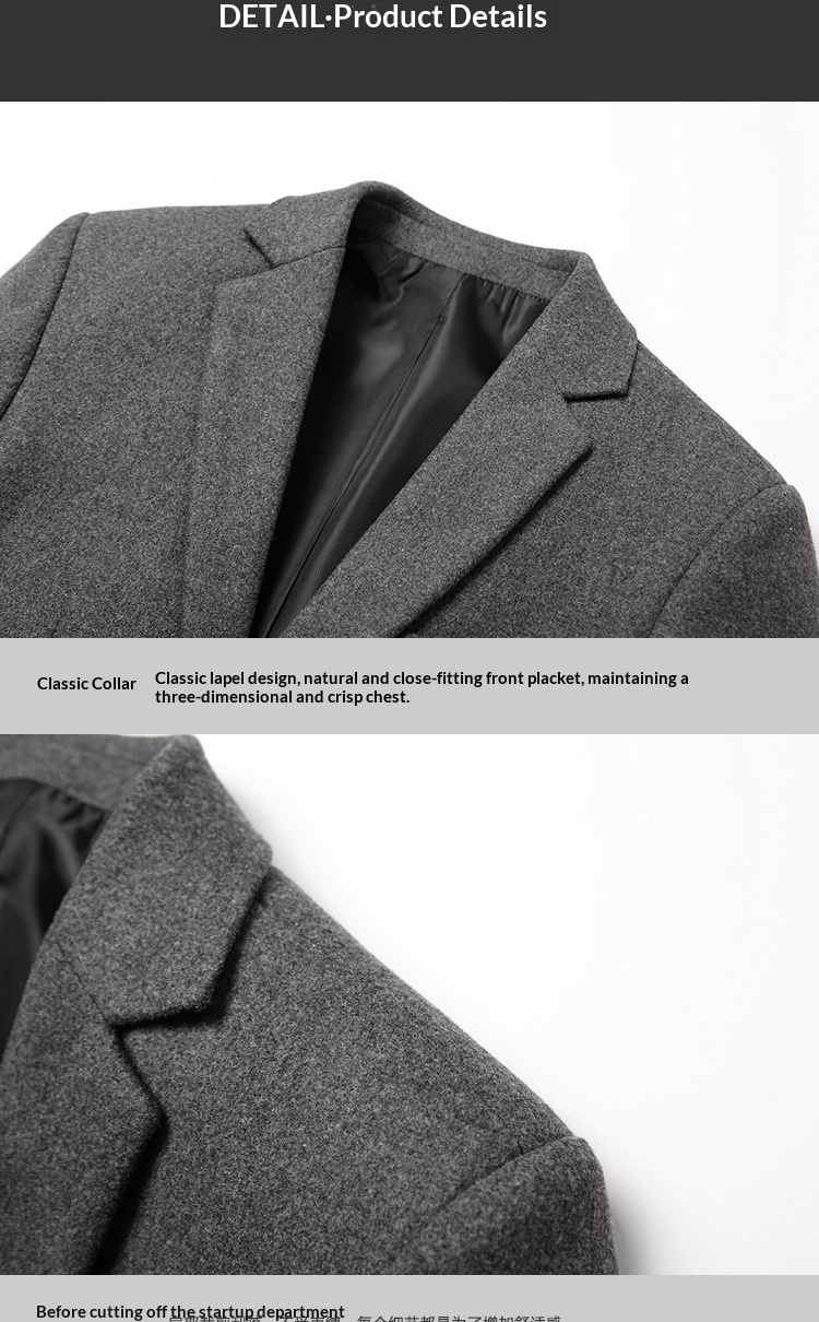 boy Boy Boy 2025 Herbst/Winter Neuer Herren-Wollblazer Business Casual Jacke Einzelanzug Herren_voghion.com