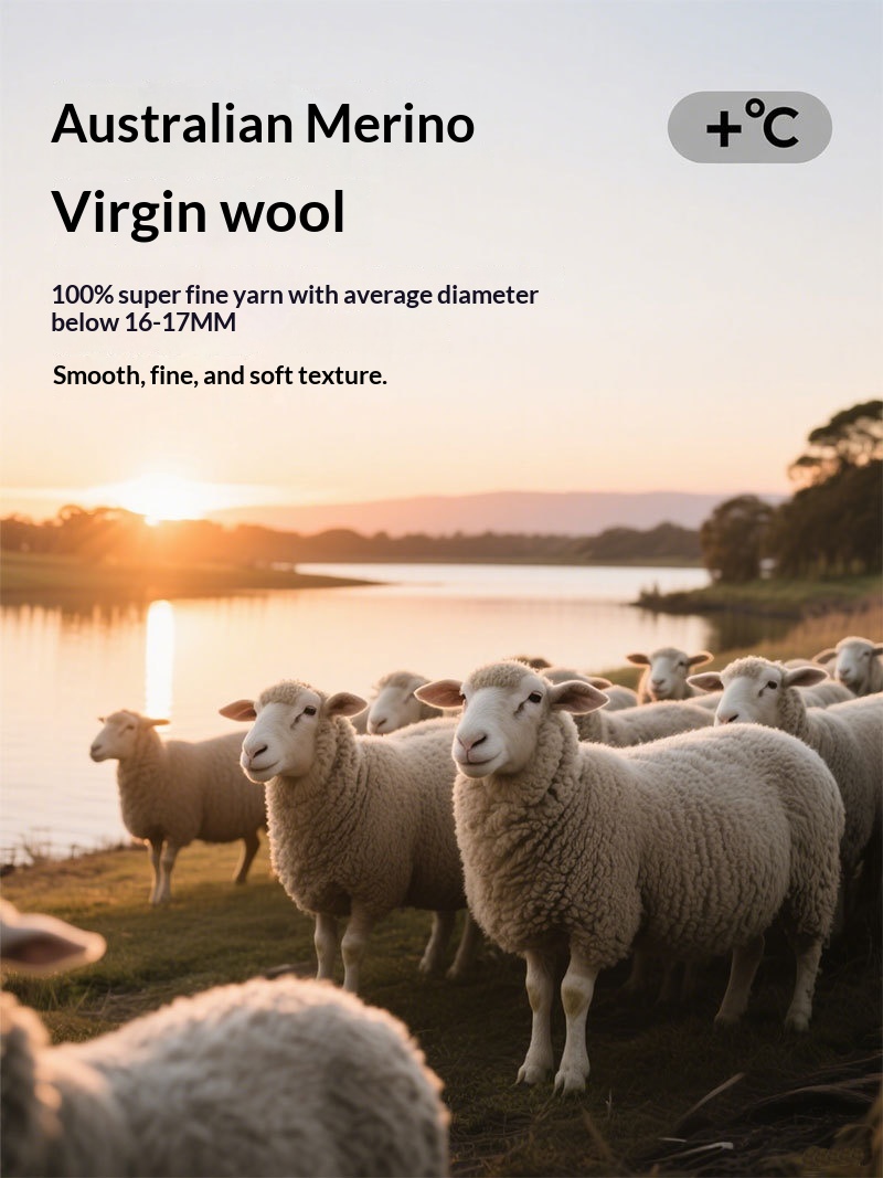 Costume homme en pure laine double face, manteau épais tendance et décontracté, idéal pour l'automne et l'hiver._voghion.com