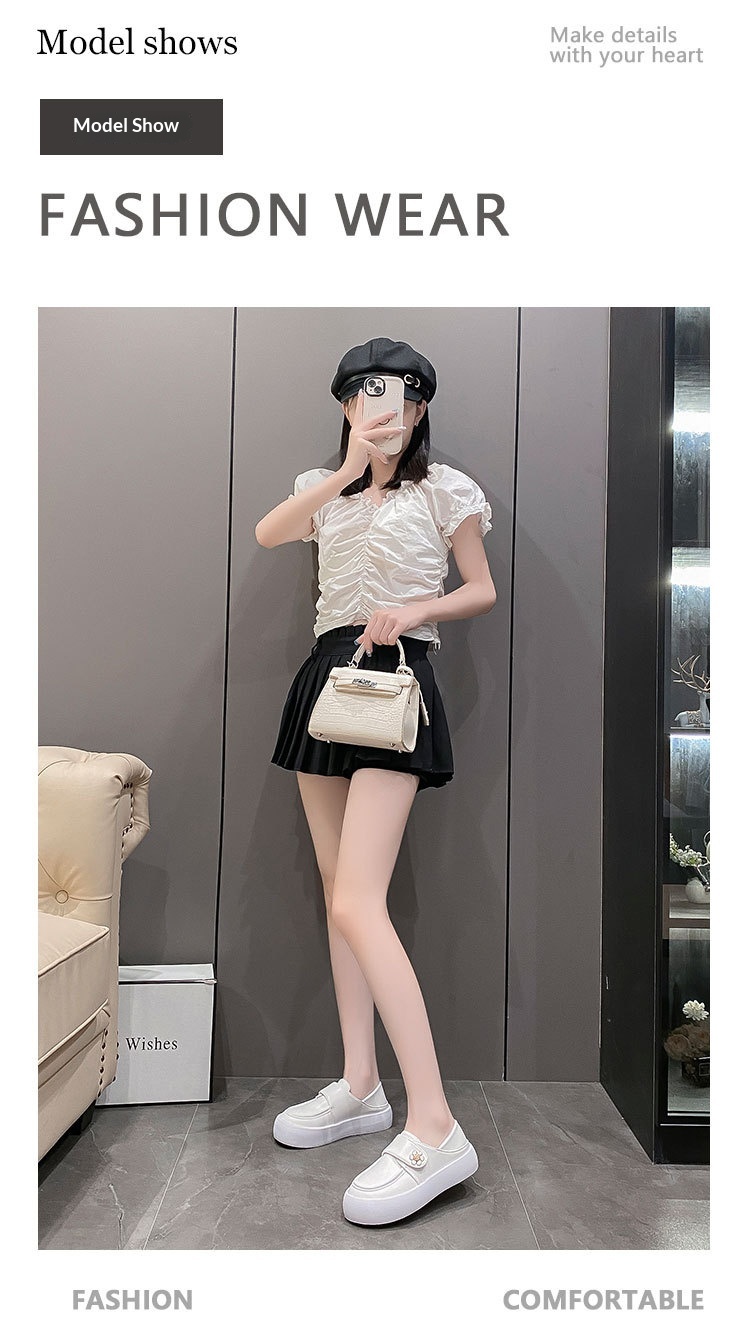 ShoeGlobe Nure da donna, comode e non affaticanti, scarpe da lavoro speciali per ufficio e medicina, bianche, in pelle, primaverili e autunnali_voghion.com