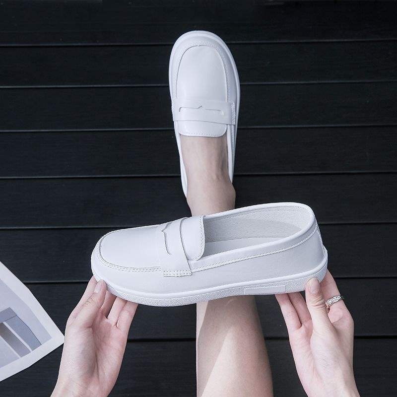 ShoeGlobe ShoeGlobe New Style Nurse For Women, Soft Sole, Breathable, Comfortable, White, Odor-resistant, Non-slip, Flat Medical Shoes_voghion.com