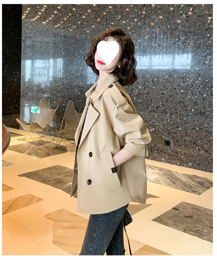 Women's Fashion Women's Fashion Women's Fashion Women's Short Elegant Trench Coat For Women, Autumn New Korean Style Sui_voghion.com