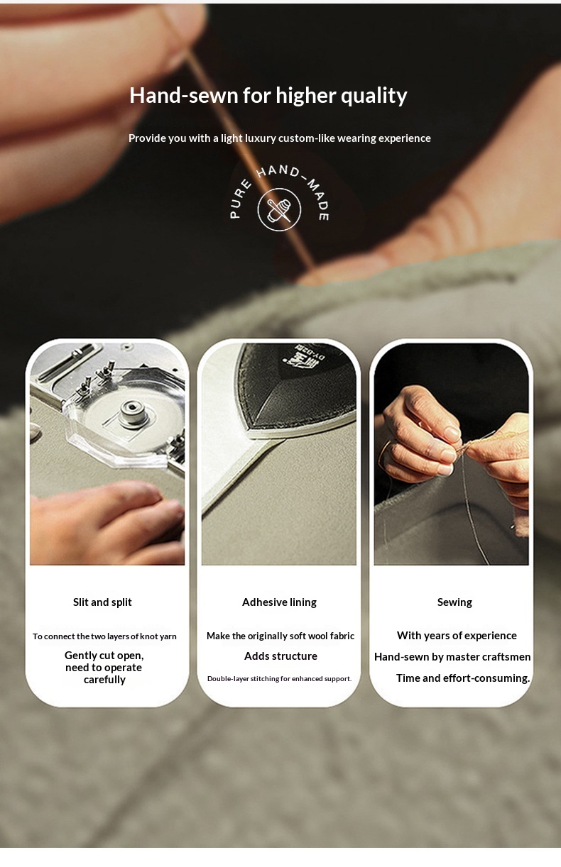 Manteau Boy Boy 100% laine double face Automne-Hiver 2025, nouveau manteau épais en duvet pour homme, vêtement de travail décontracté_voghion.com