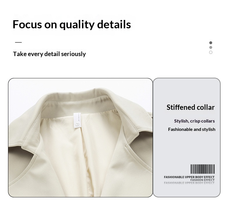 Women's Clothing Women's Clothing Women's Clothing Women's Clothing Spring And Autumn Khaki Trench Coat For Men, Mid-Len_voghion.com