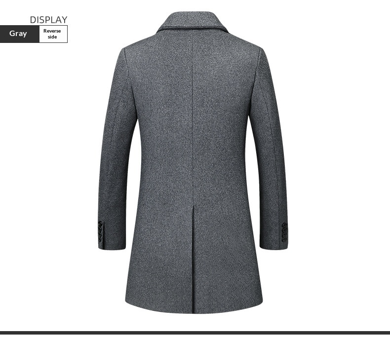 boy Boy Boy Wool Suit Korean Style Slim Fit Autumn Winter Middle-aged Woolen Coat Men's Jacket_voghion.com