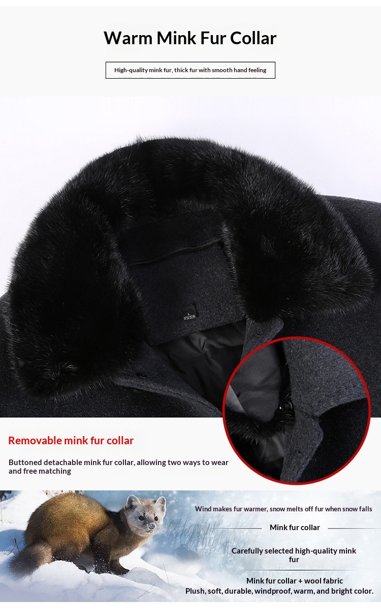 boy Boy Boy Winter Down Liner Cashmere Mid-Length Middle-aged Men Dad Wear Warm Fur Collar Woolen Coat_voghion.com