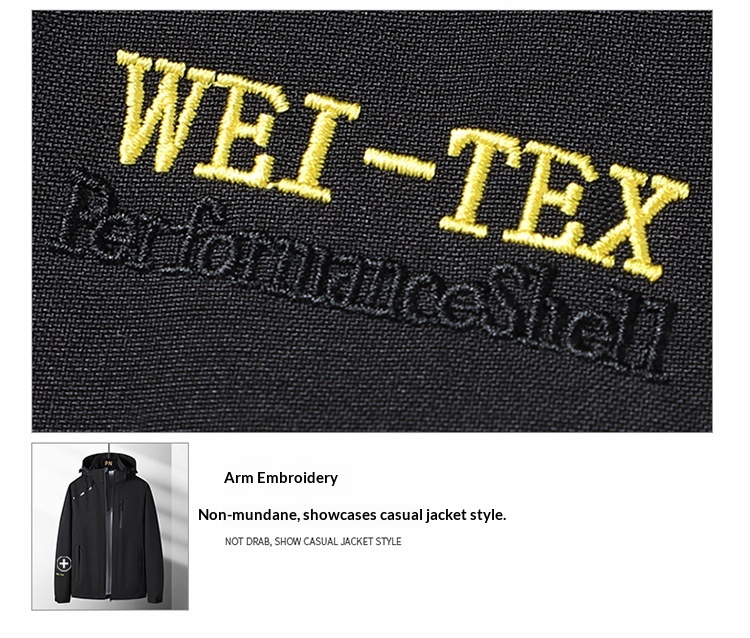 Giacca da uomo, antivento, impermeabile, con strato singolo, in morbida pelle, per alpinismo e sport all'aria aperta, taglie forti_voghion.com