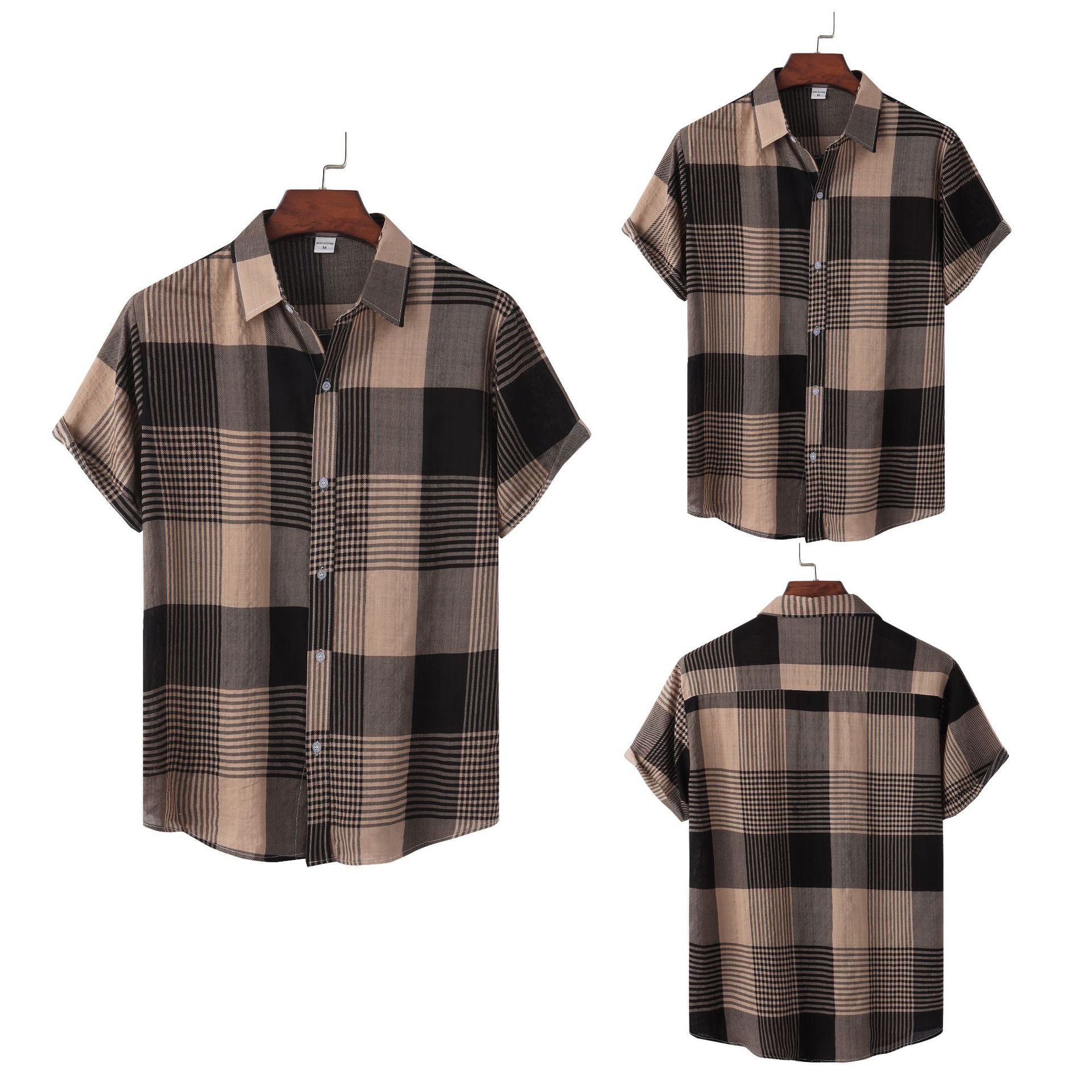 ForMen 2022 Summer New Fashion Men's Fashionable Youthful Printed Floral Short Sleeve Shirt C30_voghion.com