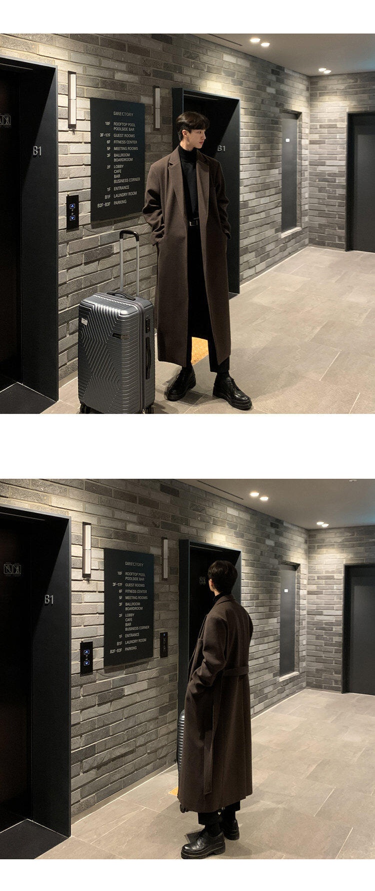 boy Boy Boy Wool Coat For Men, Over-the-Knee, Mid-Leth, Korean Trendy British Style, Winter Thickened Woolen Trench Coat, Extra_voghion.com