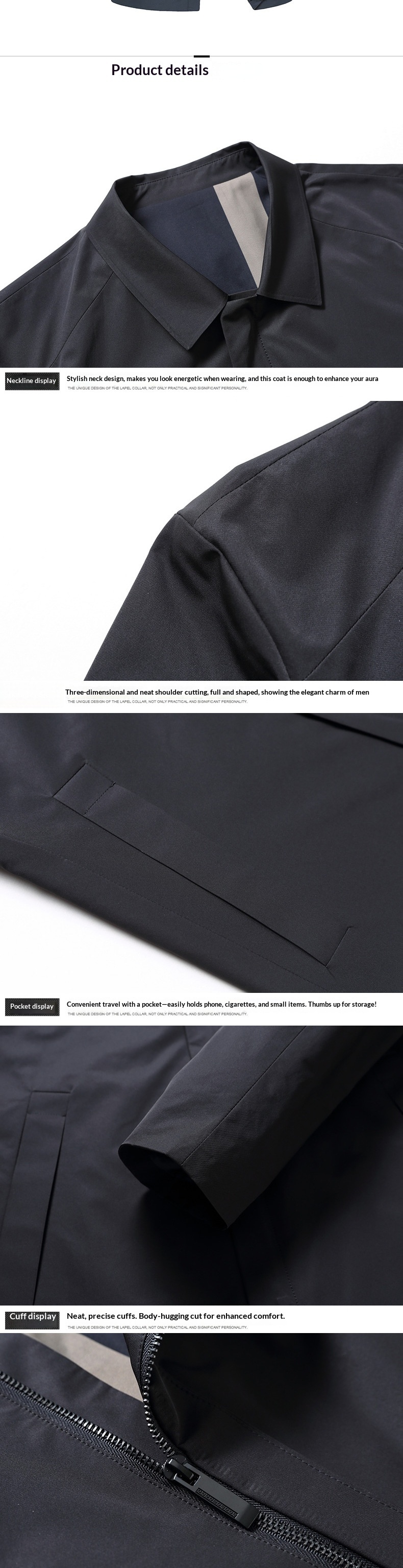 2021 Women's Clothing Women's Clothing Women's Clothing Women's Clothing Trench Coat Mid-Length, Turn-Down Collar, Business_voghion.com