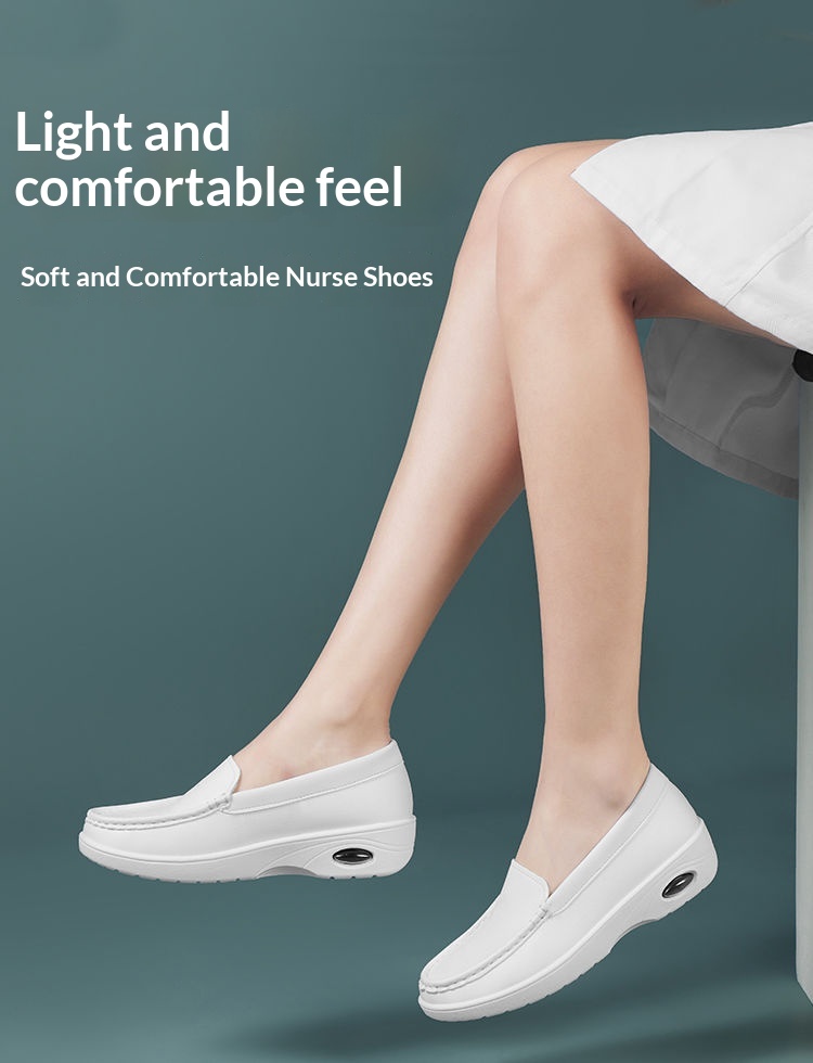 ShoeGlobe Neue Modelle für Krankenschwestern und Pflegerinnen: Atmungsaktive, rutschfeste und gepolsterte Arbeitsschuhe für medizinische Zwecke, bequeme Freizeitschuhe mit dicker Sohle._voghion.com
