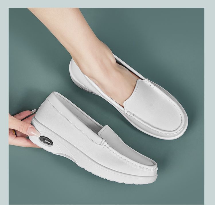 ShoeGlobe Neue Modelle für Krankenschwestern und Pflegerinnen: Atmungsaktive, rutschfeste und gepolsterte Arbeitsschuhe für medizinische Zwecke, bequeme Freizeitschuhe mit dicker Sohle._voghion.com