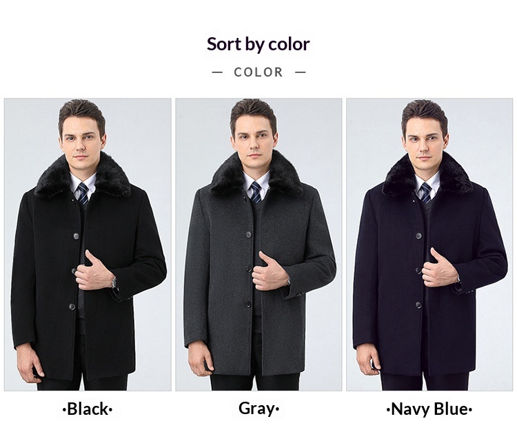 boy Boy Boy Winter Down Liner Cashmere Mid-Length Middle-aged Men Dad Wear Warm Fur Collar Woolen Coat_voghion.com