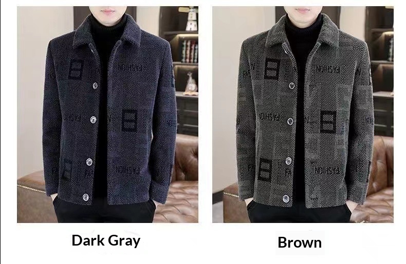 boy Boy Boy 2023 Men's Autumn Winter New Short Woolen Coat Korean Style Warm Thickened Casual Jacket_voghion.com