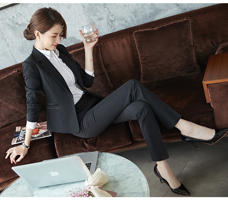 ChicShe Suit Set For Spring, Autumn, Winter Seasons, Elegant Goddess Professional Wear, Plus Size Small Blazer, Formal Workwear,_voghion.com