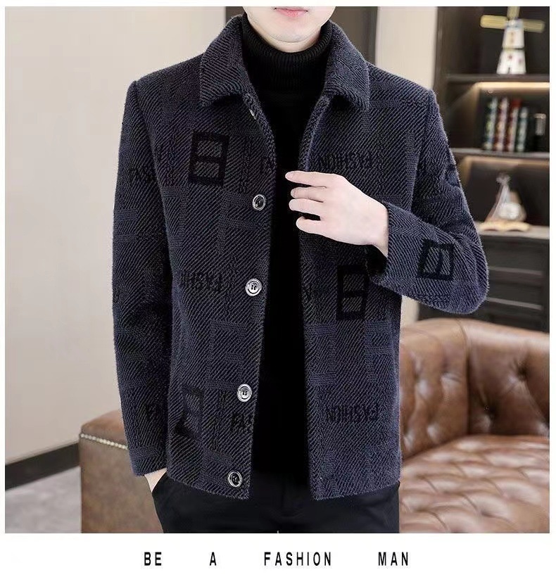 boy Boy Boy 2023 Men's Autumn Winter New Short Woolen Coat Korean Style Warm Thickened Casual Jacket_voghion.com