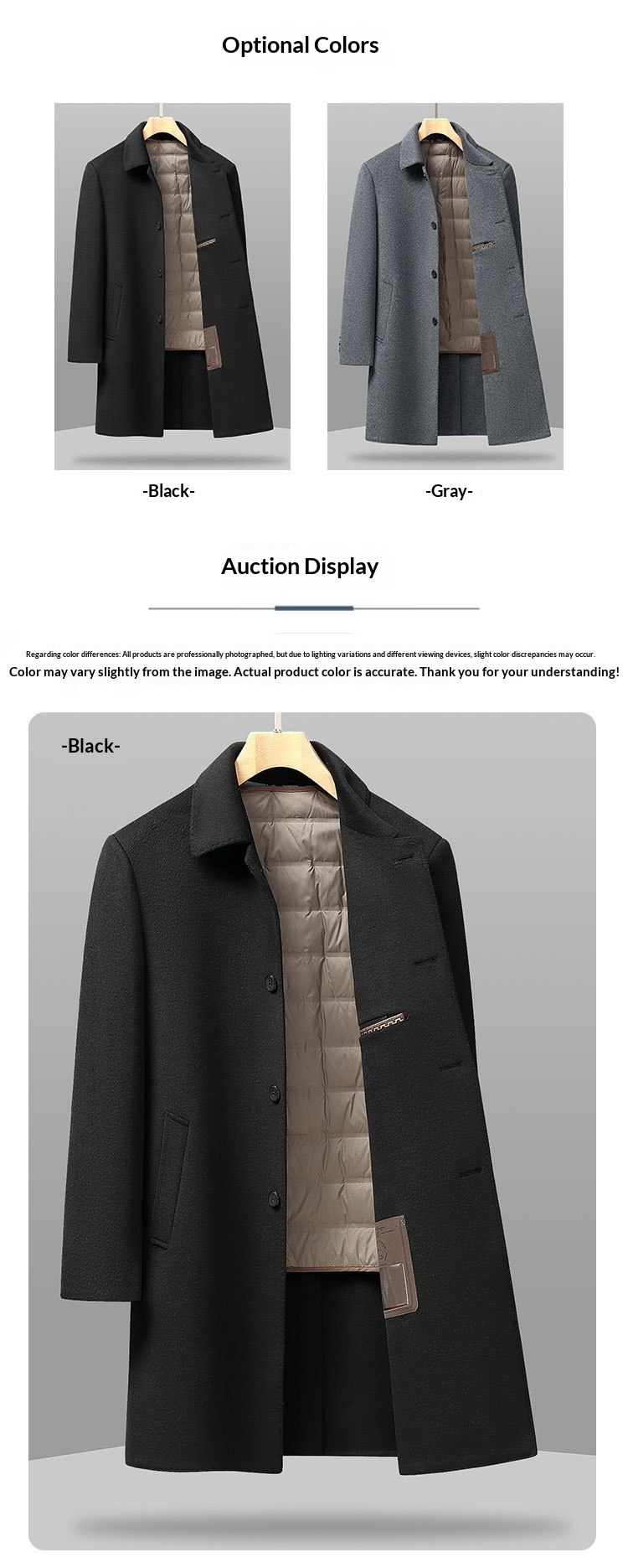 boy Boy Boy Plus Size Coat Men, Mid-Length, Winter Thickened Wool Double-Sided Woolen Coat, Oversized For Big And Tall Men_voghion.com