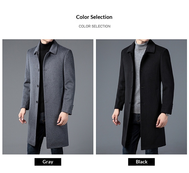boy Boy Boy Autumn Winter Wool Men's Mid-Length Business Casual Trench Coat Middle-aged Woolen Jacket British Style Gentleman_voghion.com