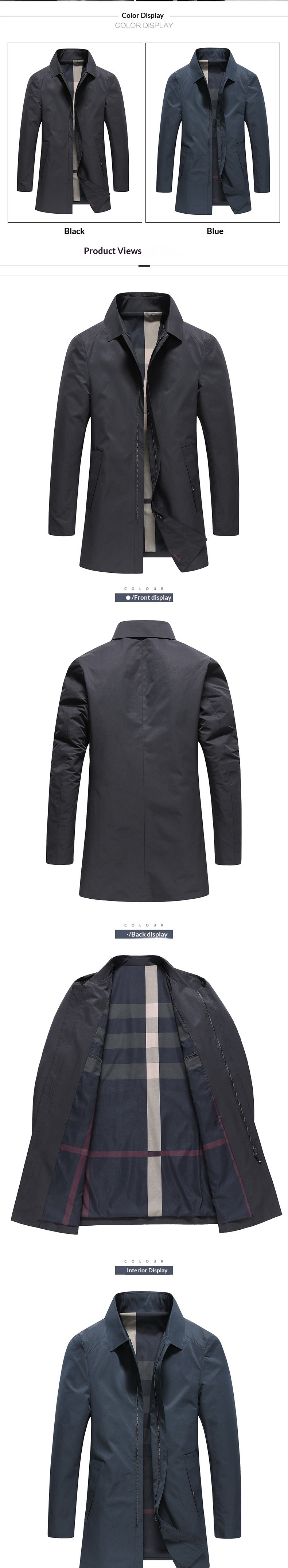 2021 Women's Clothing Women's Clothing Women's Clothing Women's Clothing Trench Coat Mid-Length, Turn-Down Collar, Business_voghion.com