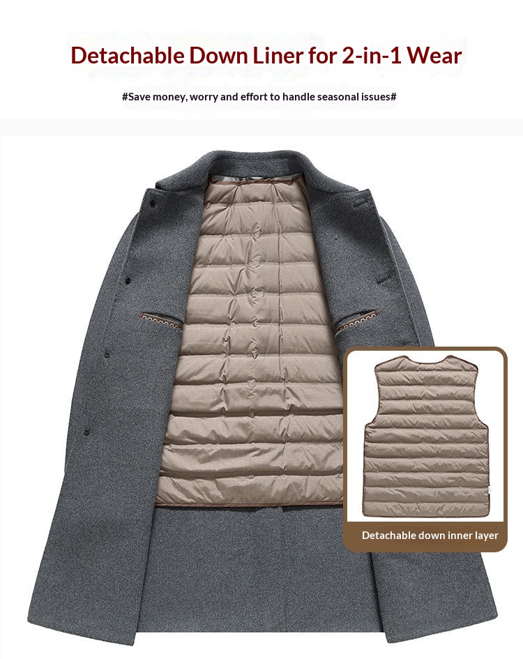 boy Boy Boy Plus Size Coat Men, Mid-Length, Winter Thickened Wool Double-Sided Woolen Coat, Oversized For Big And Tall Men_voghion.com