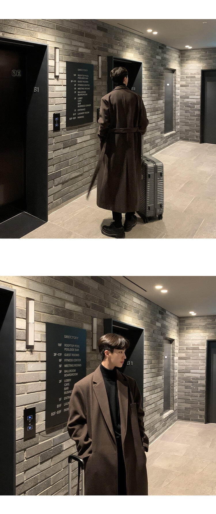 boy Boy Boy Wool Coat For Men, Over-the-Knee, Mid-Leth, Korean Trendy British Style, Winter Thickened Woolen Trench Coat, Extra_voghion.com