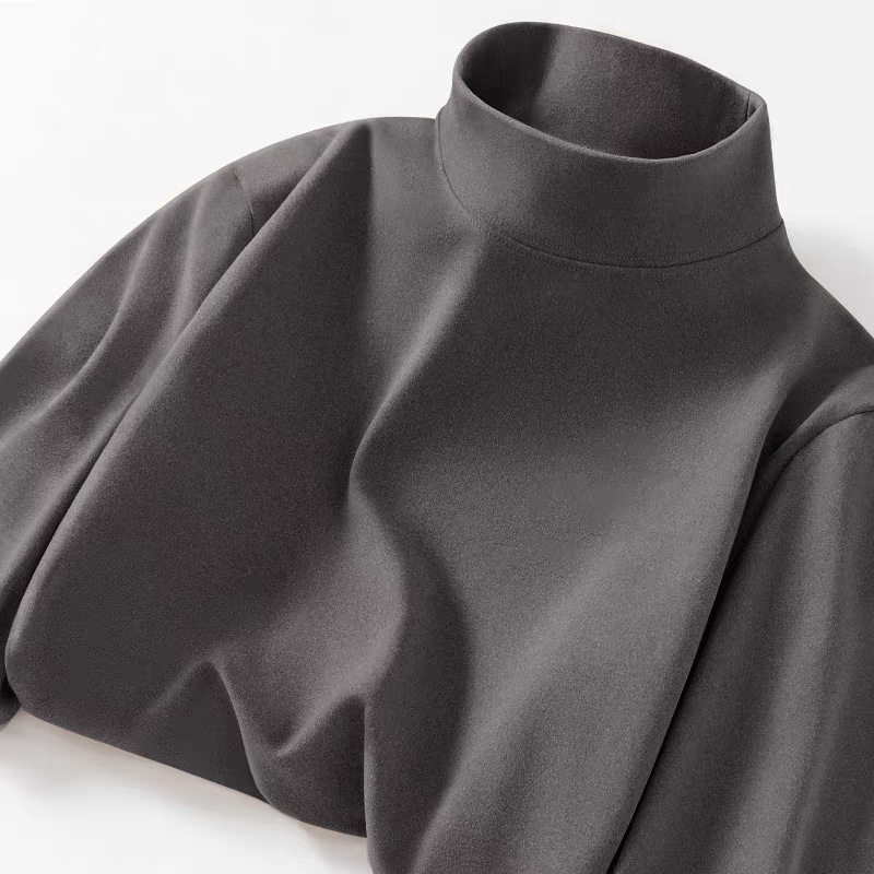 boy Boy Boy De Rong Base Shirt For Men, Autumn Winter Coat, Suit Inner Layer, Solid Color T-Shirt, Mature And Stable Men's Fashion,_voghion.com