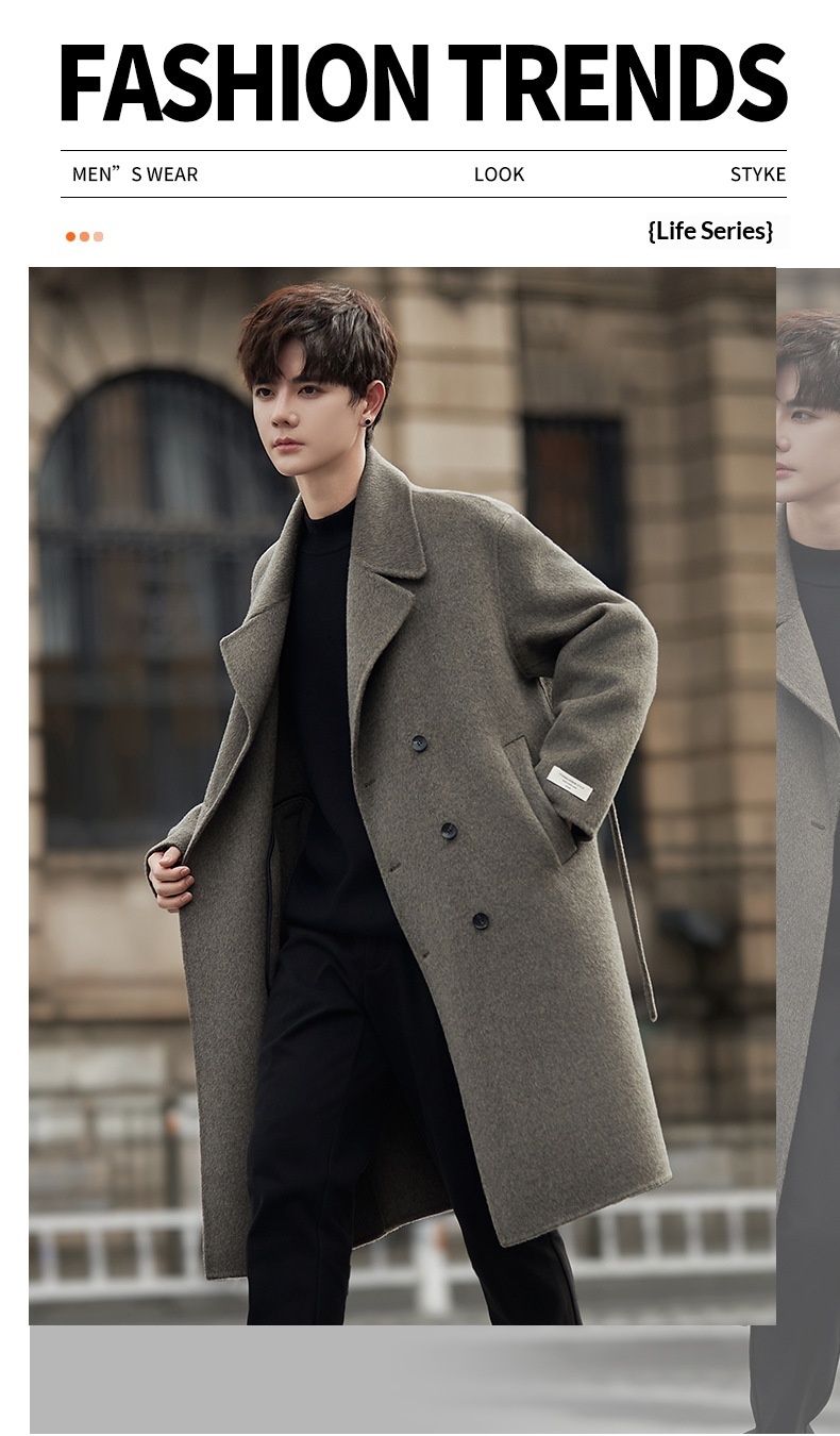 boy Boy Boy 2025 Autumn Winter New Men Mid-Length Over-the-Knee Sheep Wool Woolen Trench Coat Korean Style Trendy_voghion.com