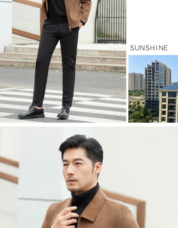 boy Boy Boy 2021 New Winter Coat Men's Turn-Down Collar Short Middle-Aged Double-Sided Wool Jacket_voghion.com