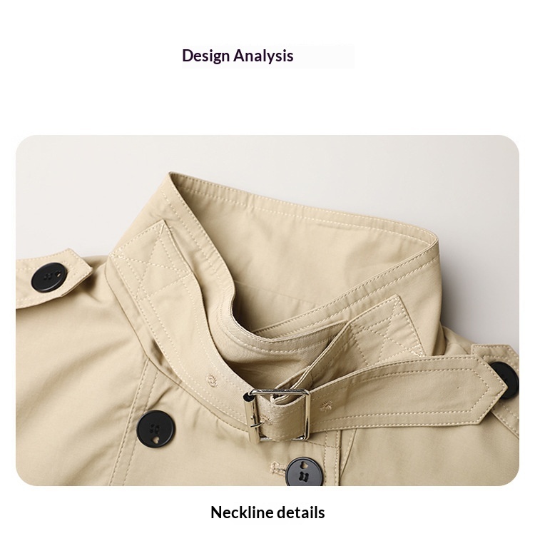 Women's Clothing Women's Clothing Women's Clothing Women's Clothing British Style Petite Short Jacket Trench Coat Casual Elegant Autumn New Korean_voghion.com