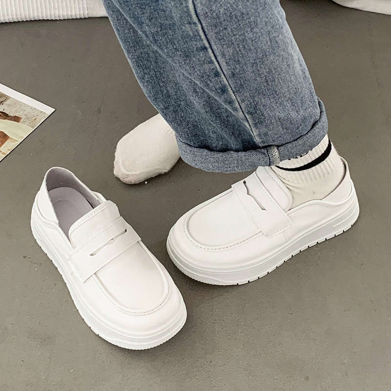 ShoeGlobe Damen-Pflegeschuhe in Weiß, weiche Sohle, beidseitig tragbar, neues Modell Frühjahr/Herbst 2025, bequem für lange Arbeitstage, ideal für medizinische Berufe_voghion.com