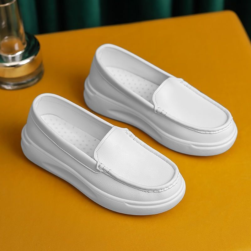 ShoeGlobe Scarpe da infermiera da donna, suola morbida, traspiranti, leggere, per allenamento, primavera, autunno, bianche, comode, piatte, da lavoro e da ufficio medico_voghion.com