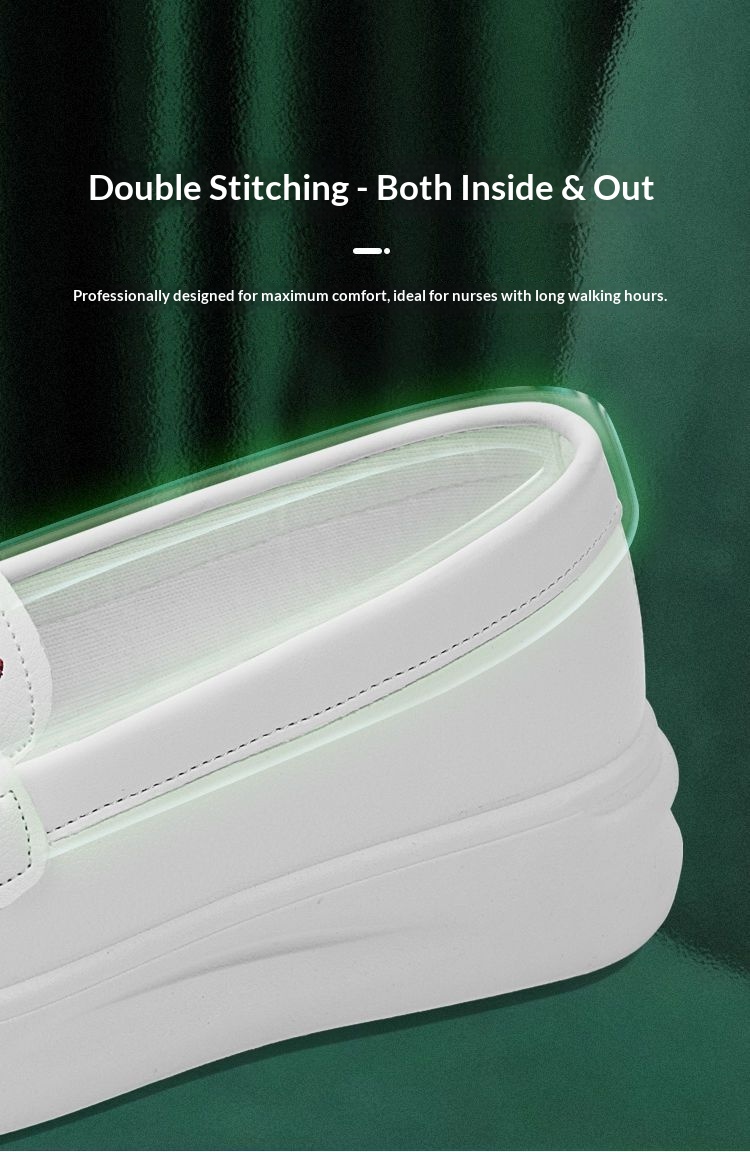 ShoeGlobe Scarpe da infermiera da donna, suola morbida, traspiranti, leggere, per allenamento, primavera, autunno, bianche, comode, piatte, da lavoro e da ufficio medico_voghion.com