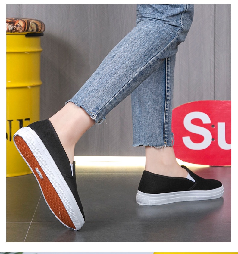 ShoeGlobe Nurse Damenschuhe, flache, rutschfeste, atmungsaktive und vielseitige weiße Freizeitschuhe im Vintage-Look aus Peking_voghion.com