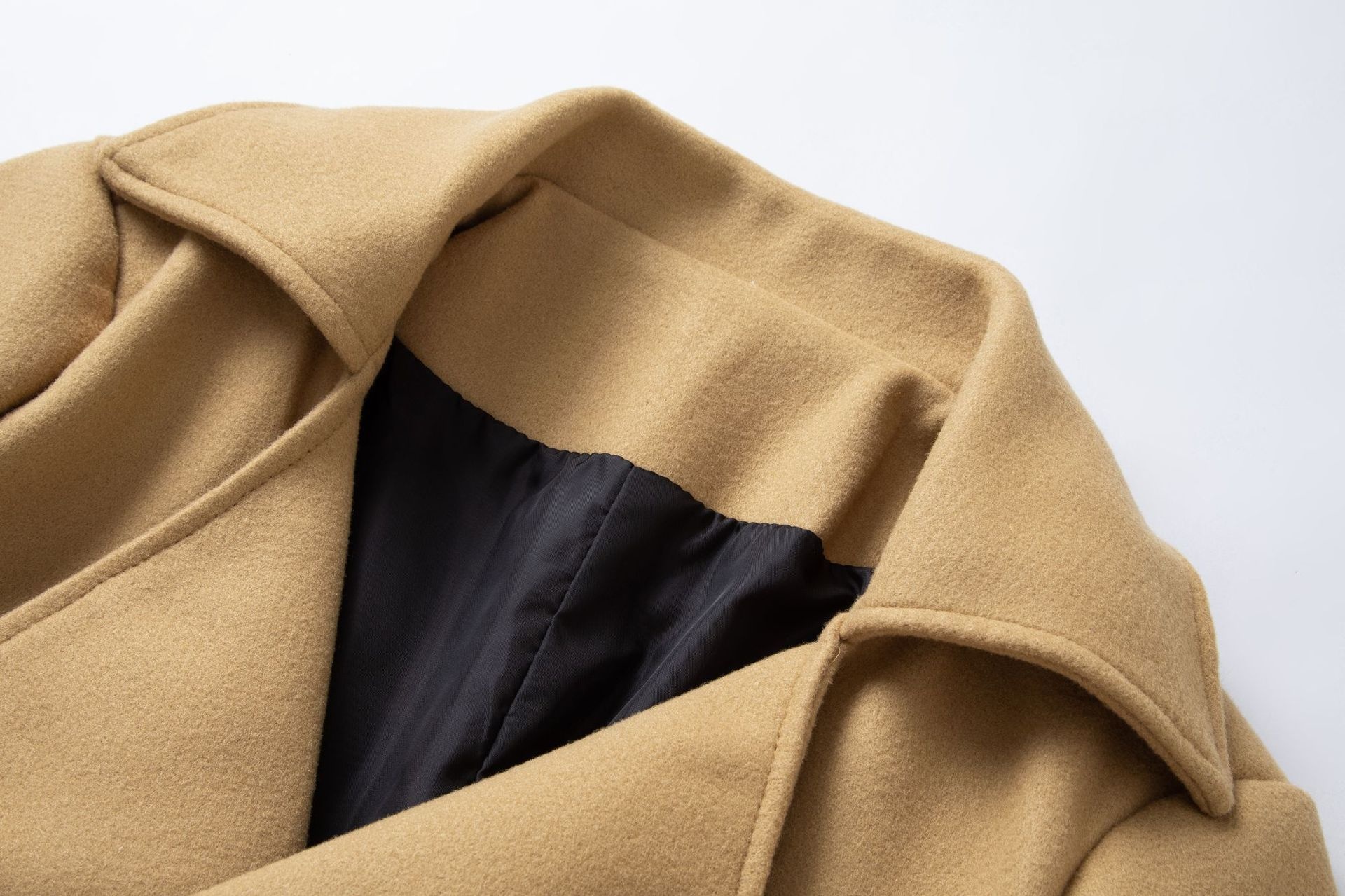 boy Boy Cross-Border Autumn Winter New European And American Trench Coat Men's Double-Breasted Mid-Length Woolen Overcoat_voghion.com