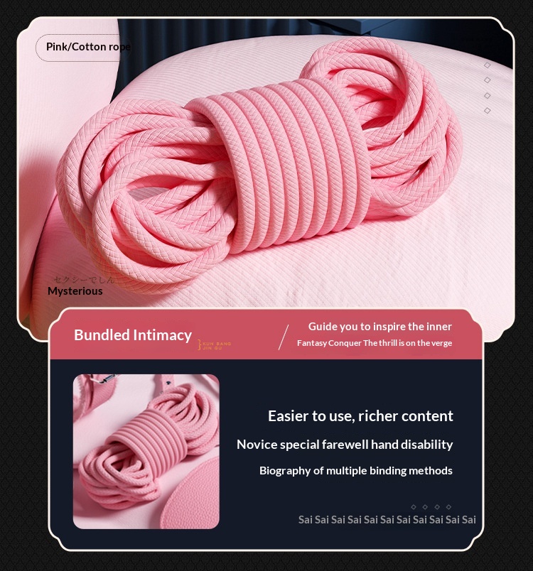 Eros Lab SM Props 8-Piece Bondage Handcuffs Whip Adult Couple Foreplay Set Sex Toys_voghion.com