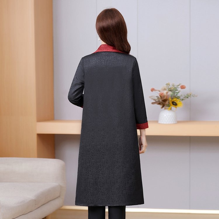Women's Spring Fashion Casual Women's Clothing Mother's Detail Trench Coat Looks Elegant While Walking Daily_voghion.com