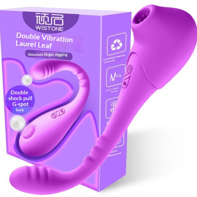 Eros Lab Color Honey Female Masturbation Dual-Head Vibrating G-Spot Sucking Automatic Massager Adult Sex Toy_voghion.com
