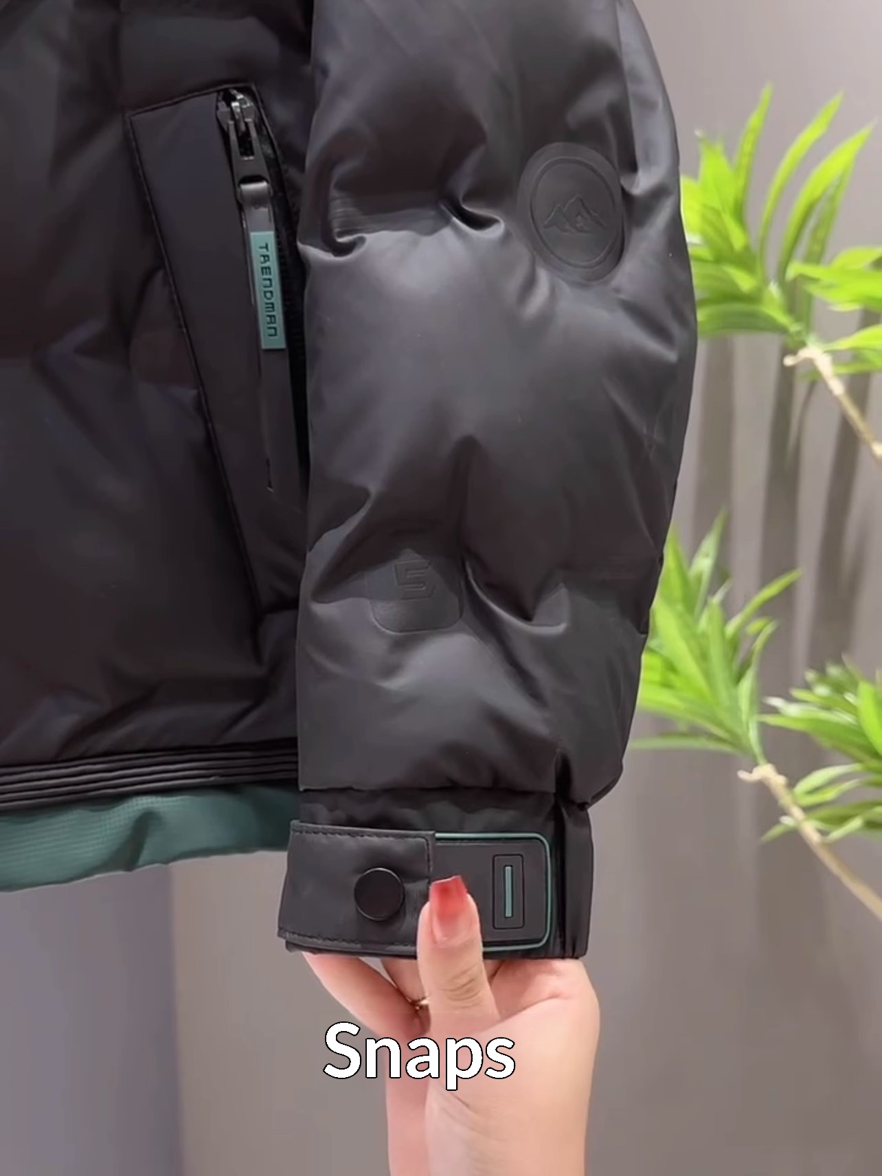 boy Down Jacket Stand Collar Winter New Thickened Color Block Warm Casual Short Coat Men's Trendy National Standard 50_voghion.com