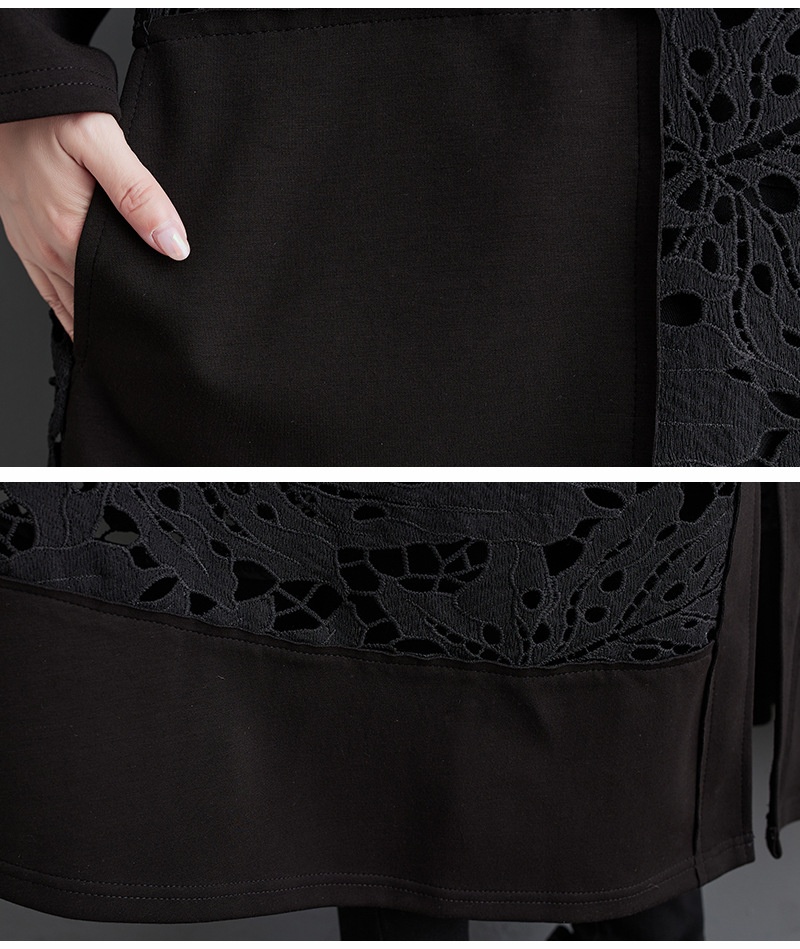 Women's Clothing Summer Korean And Japanese New Style Elegant Casual Hooded Plus Size Loose Patchwork Cardigan Trench Coat_voghion.com