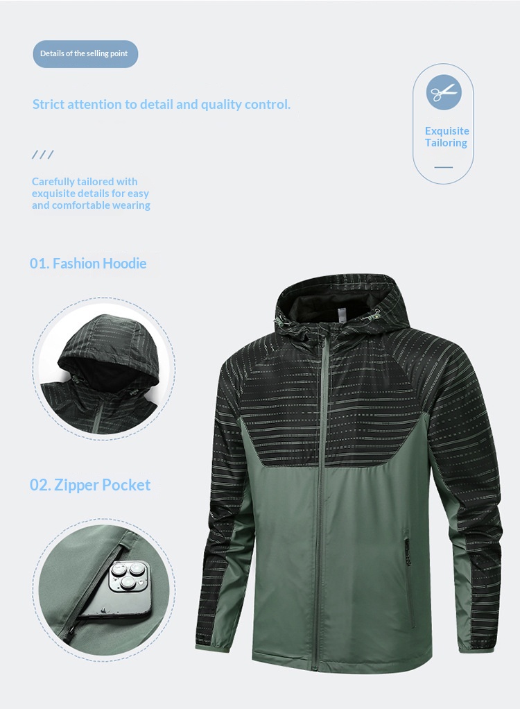 Giacca a vento sportiva da donna, traspirante, impermeabile, da uomo, nuova primavera e autunno, casual, all'aperto, Ba Feng Wolf, corsa ampia_voghion.com