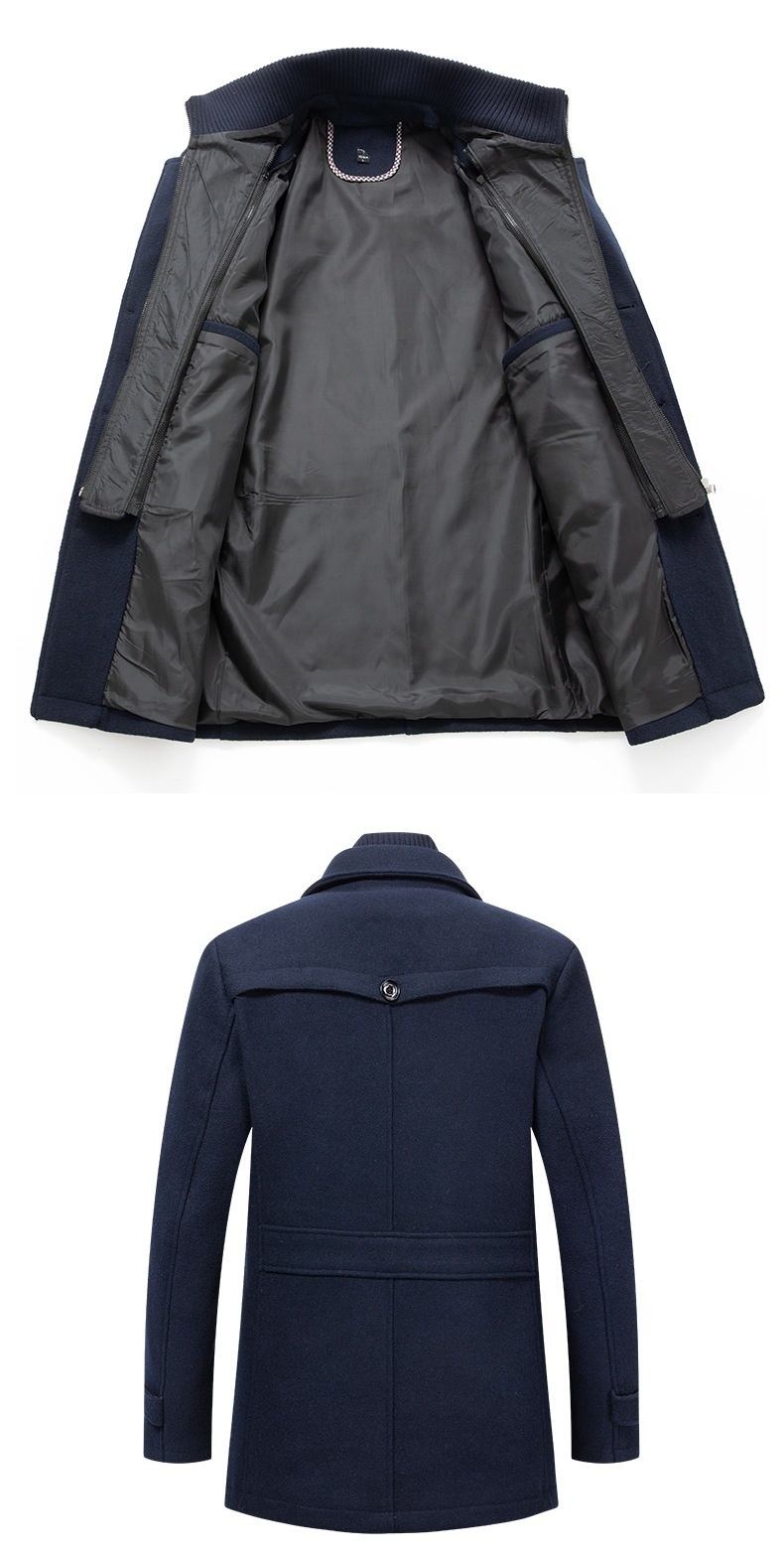 boy Boy Autumn Winter Business Wool Fashion Double Collar Cold-Resistant Men's Jacket Cross-Border Woolen Coat_voghion.com