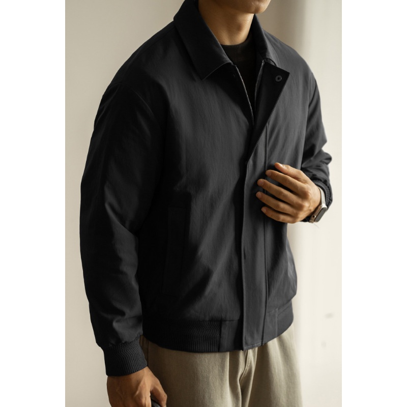 Amerikaanse stijl turn-down kraag werkkleding donsjack heren 2025 lente nieuwe warme korte losse jas vest voor heren_voghion.com