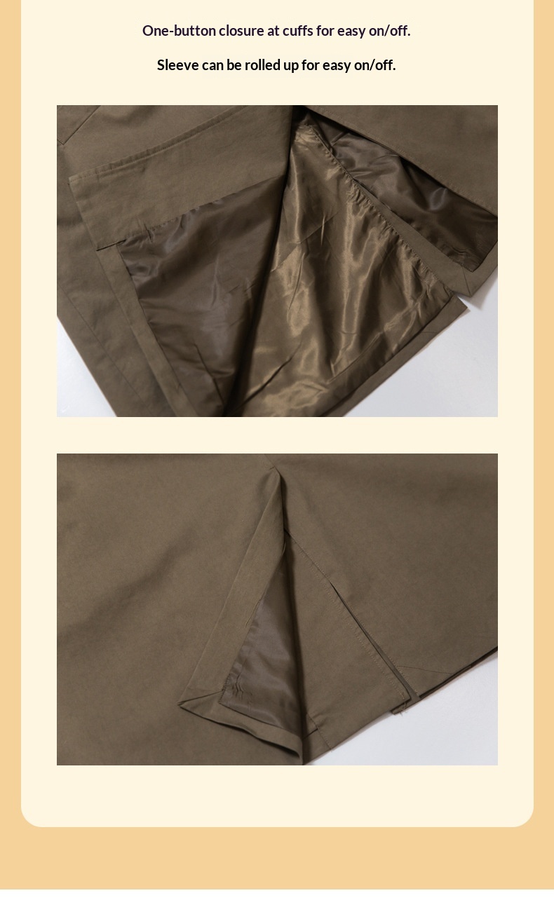 Women's Clothing Women's Clothing Women's Clothing Women's Clothing Huangzheng Petite Trench Coat For Women, Mid-Length,_voghion.com