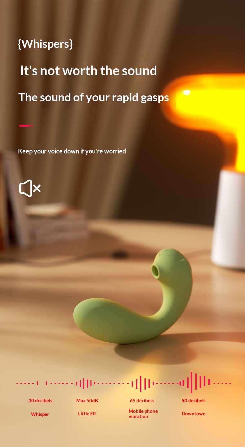 Eros Lab Little Elf Vibrateur portable à succion chauffant vibrant avec application de contrôle à distance pour la masturbation féminine - Fabricant de sextoys_voghion.com